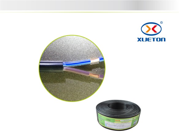  黑擠電源線(xiàn)RVV 2X0.75mm